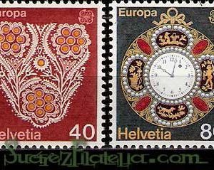 Serie de sellos Suiza nº 1003/04 (**)