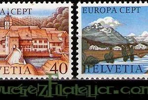 Serie de sellos Suiza nº 1024/25 (**)