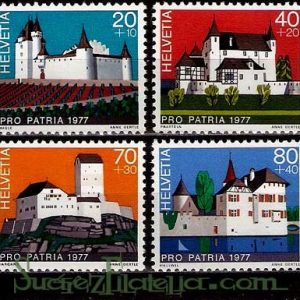 Serie de sellos Suiza nº 1026/29 (**)
