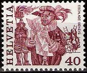 Serie de sellos Suiza nº 1037 (**). Suelto