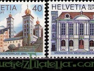 Serie de sellos Suiza nº 1058/59 (**)