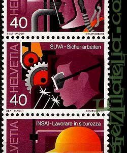 Serie de sellos Suiza nº 1066 A (**)