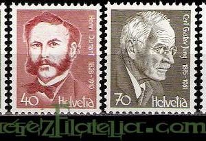 Serie de sellos Suiza nº 1067/70 (**)