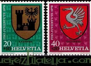 Serie de sellos Suiza nº 1072/75 (**)