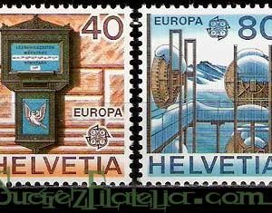 Serie de sellos Suiza nº 1084/85 (**)
