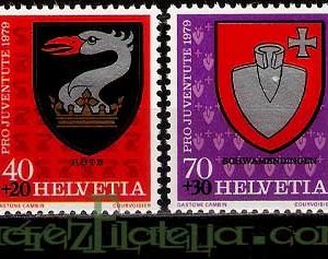 Serie de sellos Suiza nº 1096/99 (**)