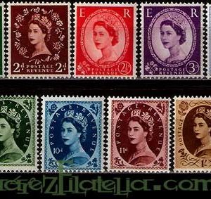 Serie sellos Inglaterra 0262/78 (*)