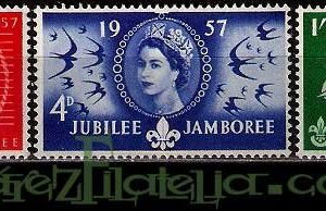 Serie sellos Inglaterra 0302/04 (**)
