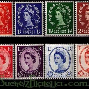 Serie sellos Inglaterra 0343/50 (**)