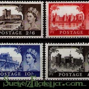 Serie sellos Inglaterra 0351/54 (**)