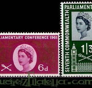 Serie sellos Inglaterra 0365/66 (**)