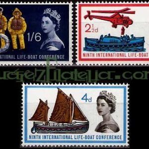 Serie sellos Inglaterra 0375/77 (**)