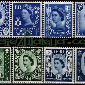 Serie sellos Inglaterra 0423/34 (**)