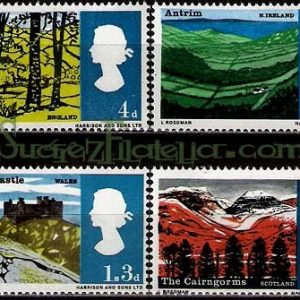 Serie sellos Inglaterra 0437/40 (**)