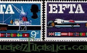 Serie sellos Inglaterra 0463/64 (**)