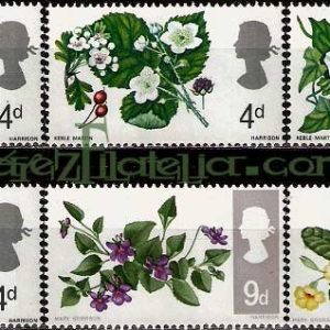 Serie sellos Inglaterra 0465/70 (**)