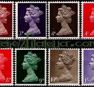 Serie sellos Inglaterra 0471/86 (**)