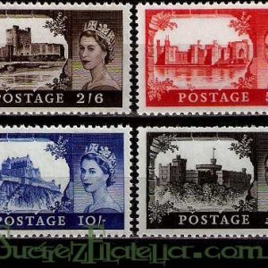 Serie sellos Inglaterra 0502/05 (**)