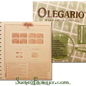 Suplemento Sellos Olegario España 2014. Montado