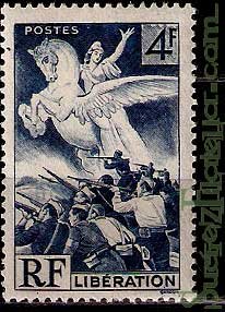 Serie sellos Francia 0669 (**)