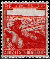 Serie sellos Francia 0736 (**)