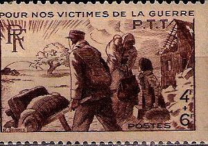 Serie sellos Francia 0737 (**)