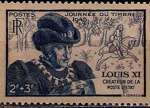 Serie sellos Francia 0743 (**)