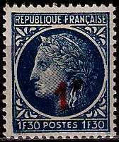 Serie sellos Francia 0791 (**)