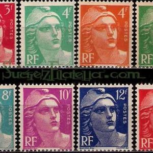 Serie sellos Francia 0806/13 (**)