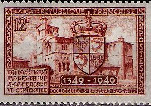 Serie sellos Francia 0839 (**)