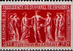 Serie sellos Francia 0849 (**)