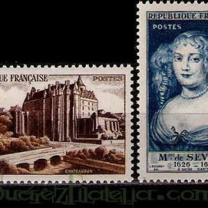 Serie sellos Francia 0873/74 (**)