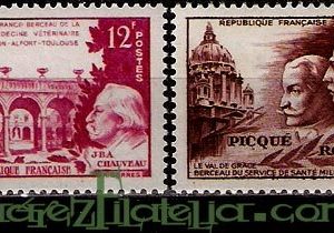 Serie sellos Francia 0897/98 (**)