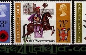 Serie sellos Inglaterra 0643/45 (**)