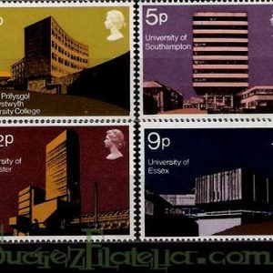 Serie sellos Inglaterra 0646/49 (**)