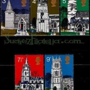 Serie sellos Inglaterra 0660/64 (**)