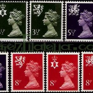 Serie sellos Inglaterra 0711/19 (**)