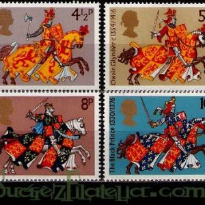 Serie sellos Inglaterra 0729/32 (**)