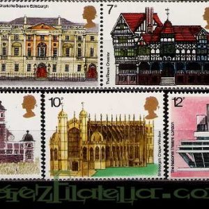 Serie sellos Inglaterra 0751/55 (**)
