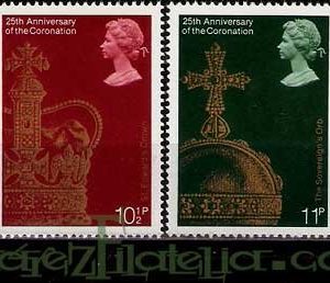 Serie sellos Inglaterra 0864/67 (**)