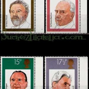 Serie sellos Inglaterra 0951/54 (**)