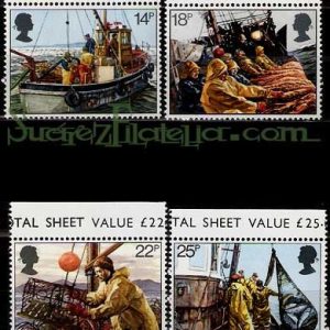 Serie sellos Inglaterra 1007/10 (**)