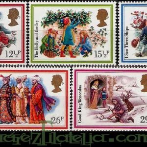 Serie sellos Inglaterra 1062/66 (**)