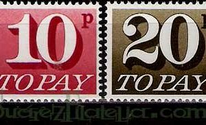 Serie sellos Inglaterra Taxa 79 A/80 A (**)