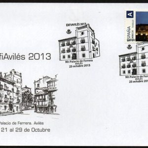 0800. Matasellos Exfiavilés 2013 (Avilés-25/10/13)
