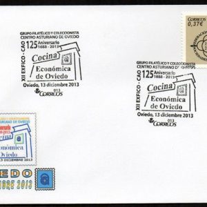 0804. Matasellos XII Exfico Cao (Oviedo-13/12/13)