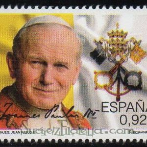 4908. Sello Papa Juan Pablo II