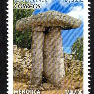 4910. Sello Culturas Antiguas. Menorca Talayótica, Taula