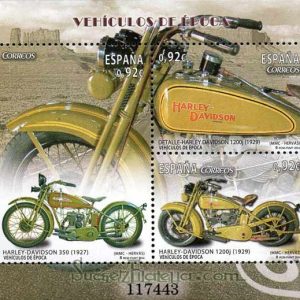 4902. Sello Vehículos de Época. Harley Davidson