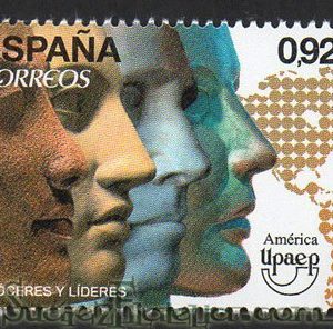 4911. Sello America UPAEP. Próceres y Líderes